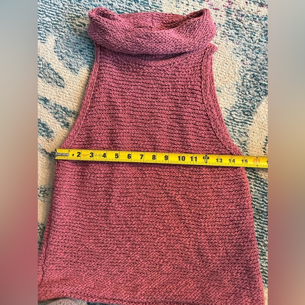 Anthropologie Pilcro Turtleneck Sweater Tank Small - Picture 4 of 6